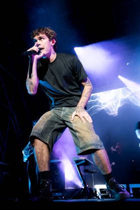 August 9, 2026, Marina Di Carrara, Massa Carrara, Italy: Riccardo Fabbriconi, aka Blanco, performs on his Tour Estate 2026 at the Vibe Summer Festival, Marina di Carrara, August 9, 2026. Marina Di Carrara Italy  - ZUMAa289 20260809_zia_a289_028 Copyright: xStefanoxDallexLuchex xAgfx