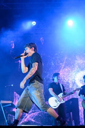 August 9, 2026, Marina Di Carrara, Massa Carrara, Italy: Riccardo Fabbriconi, aka Blanco, performs on his Tour Estate 2026 at the Vibe Summer Festival, Marina di Carrara, August 9, 2026. Marina Di Carrara Italy  - ZUMAa289 20260809_zia_a289_031 Copyright: xStefanoxDallexLuchex xAgfx