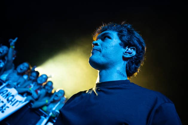 August 9, 2026, Marina Di Carrara, Massa Carrara, Italy: Riccardo Fabbriconi, aka Blanco, performs on his Tour Estate 2026 at the Vibe Summer Festival, Marina di Carrara, August 9, 2026. Marina Di Carrara Italy  - ZUMAa289 20260809_zia_a289_033 Copyright: xStefanoxDallexLuchex xAgfx