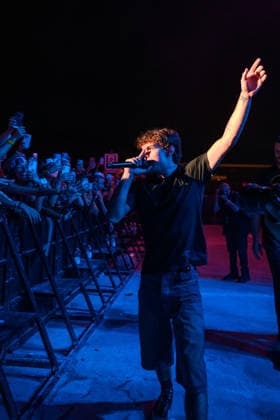 August 9, 2026, Marina Di Carrara, Massa Carrara, Italy: Riccardo Fabbriconi, aka Blanco, performs on his Tour Estate 2026 at the Vibe Summer Festival, Marina di Carrara, August 9, 2026. Marina Di Carrara Italy  - ZUMAa289 20260809_zia_a289_039 Copyright: xStefanoxDallexLuchex xAgfx