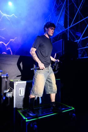 August 9, 2026, Marina Di Carrara, Massa Carrara, Italy: Riccardo Fabbriconi, aka Blanco, performs on his Tour Estate 2026 at the Vibe Summer Festival, Marina di Carrara, August 9, 2026. Marina Di Carrara Italy  - ZUMAa289 20260809_zia_a289_041 Copyright: xStefanoxDallexLuchex xAgfx