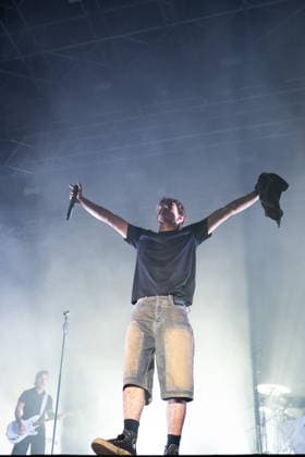 August 9, 2026, Marina Di Carrara, Massa Carrara, Italy: Riccardo Fabbriconi, aka Blanco, performs on his Tour Estate 2026 at the Vibe Summer Festival, Marina di Carrara, August 9, 2026. Marina Di Carrara Italy  - ZUMAa289 20260809_zia_a289_042 Copyright: xStefanoxDallexLuchex xAgfx