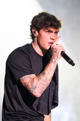 August 9, 2026, Marina Di Carrara, Massa Carrara, Italy: Riccardo Fabbriconi, aka Blanco, performs on his Tour Estate 2026 at the Vibe Summer Festival, Marina di Carrara, August 9, 2026. Marina Di Carrara Italy  - ZUMAa289 20260809_zia_a289_047 Copyright: xStefanoxDallexLuchex xAgfx