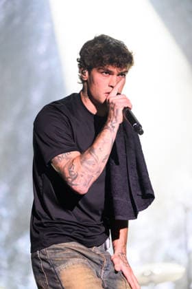 August 9, 2026, Marina Di Carrara, Massa Carrara, Italy: Riccardo Fabbriconi, aka Blanco, performs on his Tour Estate 2026 at the Vibe Summer Festival, Marina di Carrara, August 9, 2026. Marina Di Carrara Italy  - ZUMAa289 20260809_zia_a289_049 Copyright: xStefanoxDallexLuchex xAgfx