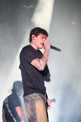 August 9, 2026, Marina Di Carrara, Massa Carrara, Italy: Riccardo Fabbriconi, aka Blanco, performs on his Tour Estate 2026 at the Vibe Summer Festival, Marina di Carrara, August 9, 2026. Marina Di Carrara Italy  - ZUMAa289 20260809_zia_a289_051 Copyright: xStefanoxDallexLuchex xAgfx