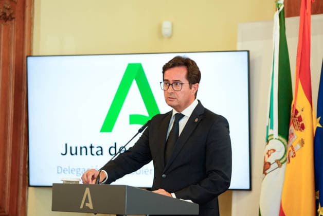 Inauguration of the Regional Delegates of the Andalusian Regional Government in the Province of Almería The provincial delegate of the Andalusian Regional Government in Almería, Francisco Góngora, speaks at the swearing-in ceremony for the regional delegates of the Andalusian Regional Government in Almería August 10, 2028, in Almería, Andalusia, Spain August 10, 2026 Marian Leó Almería, Andalusia, Spain Almería, Andalusia, Spain Spain  Copyright: xMarianxLeonx 7708508