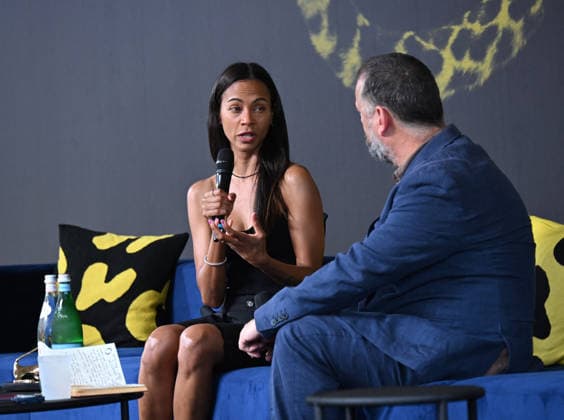 79th Locarno Film Festival - Zoe Saldana Receives Special Honorary Pardo - Switzerland Zoe Saldana receives the Special Honorary Pardo during the 79th Locarno Film Festival on August 10, 2026 in Locarno, Switzerland. Photo by Nick Zonna IPA ABACAPRESS.COM Locarno Switzerland  Copyright: xZonnaxNick IPA ABACAx