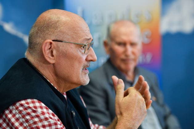 Die Landespressekonferenz der Saarländischen Parteien fand am Montag (10.08.2026) im Saarländischen Landtag in Saarbrücken statt. Im Bild: Christoph Schaufert, Stellvertretender Fraktionsvorsitzender der AfD. *** The Saarland State Press Conference of the Saarland political parties took place on Monday, August 10, 2026, at the Saarland State Parliament in Saarbrücken. Pictured is Christoph Schaufert, deputy parliamentary group leader of the AfD. bub