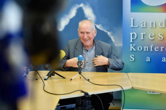 Die Landespressekonferenz der Saarländischen Parteien fand am Montag (10.08.2026) im Saarländischen Landtag in Saarbrücken statt. Im Bild: Josef Dörr Fraktionsvorsitzender der AfD. *** The Saarland State Press Conference of the Saarland political parties took place on Monday, August 10, 2026, at the Saarland State Parliament in Saarbrücken. Pictured: Josef Dörr, AfD parliamentary group leader. bub