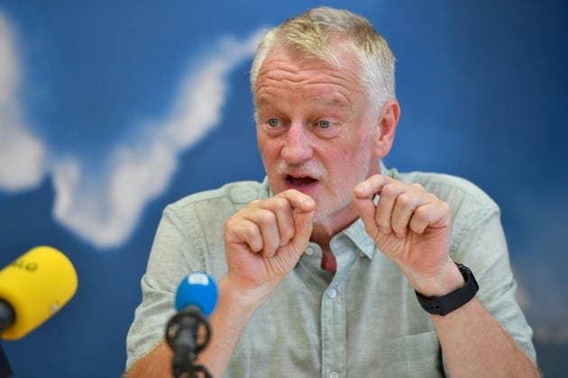 Die Landespressekonferenz der Saarländischen Parteien fand am Montag (10.08.2026) im Saarländischen Landtag in Saarbrücken statt. Im Bild: Ulrich Commercon, Fraktionsvorsitzender der SPD. *** The Saarland State Press Conference of the Saarland political parties took place on Monday, August 10, 2026, at the Saarland State Parliament in Saarbrücken. Pictured: Ulrich Commercon, SPD parliamentary group leader. bub