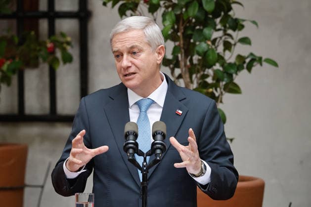 Santiago, August 10, 2026: President of the Republic José Antonio Kast presides over the signing of the constitutional reform bill as part of his Agenda Against Organized Crime and Terrorism (ACOT). Diego Martin Aton, Chile; Aton 1179543 jpeg  Copyright: DIEGOxMARTIN ATONxCHILE