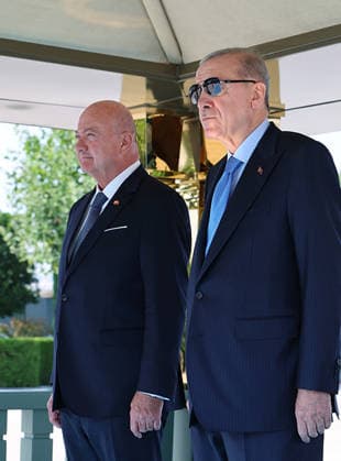 Turkish president receives Austrian chancellor during official Ankara visit Turkish President Recep Tayyip Erdogan receives Austrian Chancellor Christian Stocker at the Presidential Complex in Ankara, Turkey, during an official visit, on August 10, 2026. Photo by Turkish presidency apaimages Istanbul Istanbul Turkey 100826_Turkey_TPO_00(2) Copyright: xapaimagesxTurkishxpresidencyx xapaimagesx