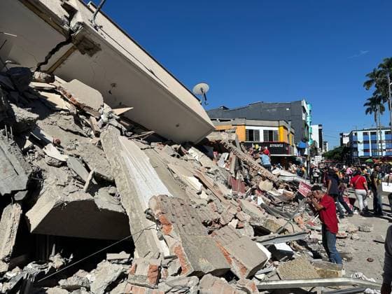 At least 18 killed as magnitude 7.4 earthquake hits Colombia PEREIRA, COLOMBIA - AUGUST 10: People gather in the streets after a powerful earthquake struck Colombia, killing at least 18 people and causing damage in Pereira, Colombia, on August 10, 2026. The earthquake was felt across much of the country, with authorities continuing to assess the extent of the damage and possible additional casualties. Alexis Munera Anadolu Pereira Colombia. Editorial use only. Please get in touch for any other usage.  Copyright: x2026xAnadoluxAlexisxMunerax