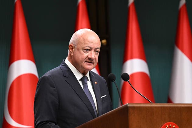 Recep Tayyip Erdogan - Christian Stocker hold joint press conference in Ankara ANKARA, TURKIYE - AUGUST 10: Austrian Chancellor Christian Stocker makes a speech as he holds a joint press conference with Turkish President Recep Tayyip Erdogan (not seen) following their meeting at the Presidential Complex in Ankara, Turkiye, on August 10, 2026. Mehmet Ali Ozcan Anadolu Ankara Turkey. Editorial use only. Please get in touch for any other usage.  Copyright: x2026xAnadoluxMehmetxAlixOzcanx