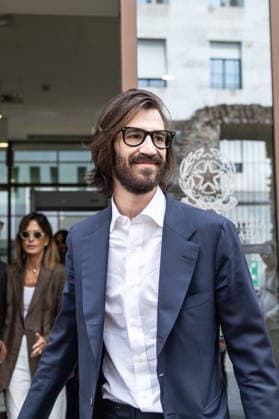 IPA87384407 - Milan, August 10, 2026, Courthouse on Via San Barnaba; pictured: Leonardo Maria Del Vecchio  Copyright: xFrancescoxEnriquezx xFrancescoxEnriquezx 87384407