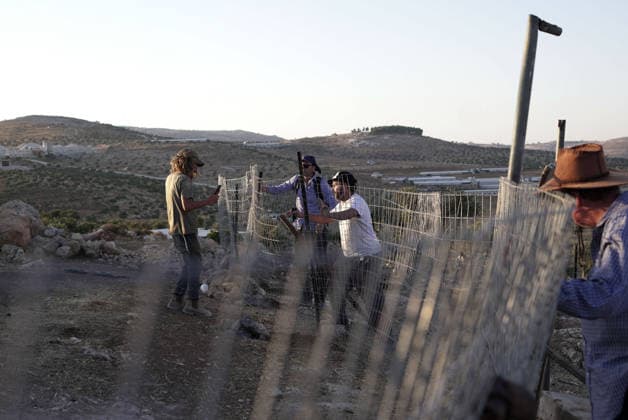Israeli settlers raid village of Taybeh in Ramallah RAMALLAH, WEST BANK, PALESTINE - AUGUST 10 : Israeli settlers continue their raids on the Christian village of Taybeh, causing concern among local residents despite the Israeli army declaring the area a closed military zone, on August 10, 2026 in Ramallah, West Bank, Palestine. Issam Rimawi Anadolu Ramallah West Bank. Editorial use only. Please get in touch for any other usage.  Copyright: x2026xAnadoluxIssamxRimawix