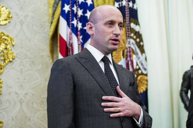 August 10, 2026, Washington, District Of Columbia, USA: Stephen Miller, White House Deputy Chief of Staff for Policy and US Homeland Security Advisor, speaks before United States President Donald J Trump signs an executive order that reevaluates childhood vaccines in the Oval Office of the White House in Washington, DC, USA, on August 10, 2026. While the executive order still recommends childhood vaccines for 11 diseases, including measles and polio, it calls for limiting vaccines for other diseases, like hepatitis A and B and meningococcal disease, to high-risk populations Washington USA  - ZUMAs152 20260810_faa_s152_009 Copyright: xBonniexCashx-xPoolxviaxCNPx
