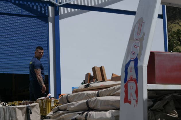 August 10, 2026, Pasto, Narino, Colombia: The USARCOL 20 team, composed of 22 firefighters, departed from Pasto, Narino, to the city of Cali to join rescue operations following the earthquake that struck Colombia today. August 10, 2026. Pasto Colombia  - ZUMAvp1_ 20260810_zia_vp1_064 Copyright: xCamiloxErassox