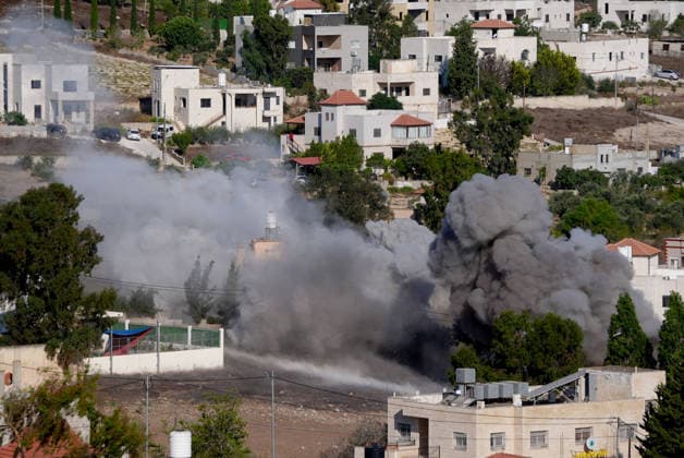 Israeli army blows up Palestinian man s home weeks after his killing in West Bank NABLUS, WEST BANK, PALESTINE - AUGUST 11: Israeli forces demolish the home of Palestinian Farouk Ramadan using explosives in the village of Tell, Nablus, in the West Bank, on August 11, 2026. Ramadan was killed on July 24 while resisting a raid on his village by Israeli settlers who seized Palestinian land. Issam Rimawi Anadolu Nablus West Bank. Editorial use only. Please get in touch for any other usage.  Copyright: x2026xAnadoluxIssamxRimawix