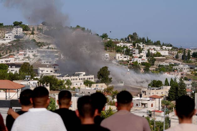 Israeli army blows up Palestinian man s home weeks after his killing in West Bank NABLUS, WEST BANK, PALESTINE - AUGUST 11: Israeli forces demolish the home of Palestinian Farouk Ramadan using explosives in the village of Tell, Nablus, in the West Bank, on August 11, 2026. Ramadan was killed on July 24 while resisting a raid on his village by Israeli settlers who seized Palestinian land. Issam Rimawi Anadolu Nablus West Bank. Editorial use only. Please get in touch for any other usage.  Copyright: x2026xAnadoluxIssamxRimawix