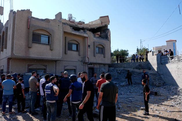 Israeli army blows up Palestinian man s home weeks after his killing in West Bank NABLUS, WEST BANK, PALESTINE - AUGUST 11: Israeli forces demolish the home of Palestinian Farouk Ramadan using explosives in the village of Tell, Nablus, in the West Bank, on August 11, 2026. Ramadan was killed on July 24 while resisting a raid on his village by Israeli settlers who seized Palestinian land. Issam Rimawi Anadolu Nablus West Bank. Editorial use only. Please get in touch for any other usage.  Copyright: x2026xAnadoluxIssamxRimawix