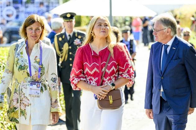 Aken, The Netherlands, 2026-08-11 11:05:23 AACHEN, 11-08-2026, Allianz Park Princess of Orange Princess Amalia attends the opening of the 2026 FEI World Championships in Aachen. The FEI World Championships is a large-scale global equestrian event where world titles are contested in all six equestrian disciplines: dressage, eventing, driving, para-dressage, show jumping, and vaulting. This year, the event is being organized in Aachen, which, like Rotterdam, is known for its Concours Hippique International Officiel (CHIO), and takes place at Allianz Park. PHOTO: NLBeeld Patrick van Emst Credit: NL Beeld Patrick van Emst  Copyright: xx x