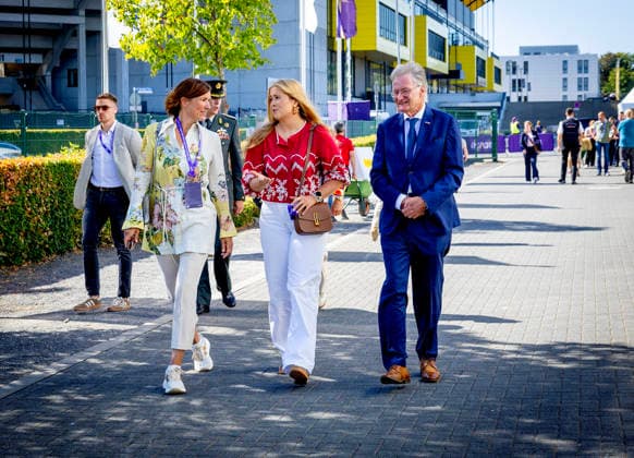 11-08-2026 Germany Princess Amalia attended the opening of the 2026 FEI World Championships in Aachen. The FEI World Championships is a global equestrian event where world titles are contested in dressage, eventing, driving, para-dressage, show jumping, and vaulting, held at Allianz Park. With Stefanie Peters, President of the Aachen-Laurensberger Rennverein (ALRV) and Frank Kemperman, Vice-President of the Aachen-Laurensberger Rennverein (ALRV) Â  Copyright: xPPEx