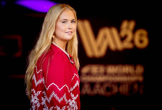 11-08-2026 Germany Princess Amalia attended the opening of the 2026 FEI World Championships in Aachen. The FEI World Championships is a global equestrian event where world titles are contested in dressage, eventing, driving, para-dressage, show jumping, and vaulting, held at Allianz Park. Â  Copyright: xPPEx