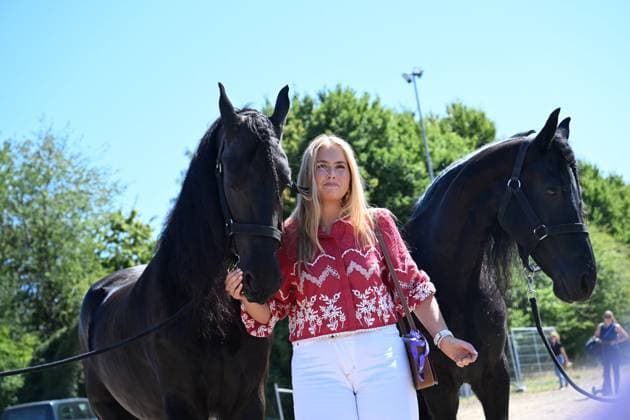 Aken, The Netherlands, 2026-08-11 14:29:44 AACHEN, 11-08-2026, Allianz Park Princess of Orange Princess Amalia attends the opening of the 2026 FEI World Championships in Aachen. The FEI World Championships is a large-scale global equestrian event where world titles are contested in all six equestrian disciplines: dressage, eventing, driving, para-dressage, show jumping, and vaulting. This year, the event is being organized in Aachen, which, like Rotterdam, is known for its Concours Hippique International Officiel (CHIO), and takes place at Allianz Park. PHOTO: NLBeeld Patrick van Emst Credit: NL Beeld Patrick van Emst  Copyright: xx x