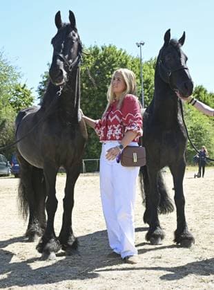 Aken, The Netherlands, 2026-08-11 14:29:52 AACHEN, 11-08-2026, Allianz Park Princess of Orange Princess Amalia attends the opening of the 2026 FEI World Championships in Aachen. The FEI World Championships is a large-scale global equestrian event where world titles are contested in all six equestrian disciplines: dressage, eventing, driving, para-dressage, show jumping, and vaulting. This year, the event is being organized in Aachen, which, like Rotterdam, is known for its Concours Hippique International Officiel (CHIO), and takes place at Allianz Park. PHOTO: NLBeeld Patrick van Emst Credit: NL Beeld Patrick van Emst  Copyright: xx x