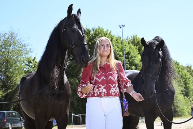 Princess Amalia Attends Opening of 2026 FEI World Championships - Aachen Princess Amalia of the Netherlands attends the opening of the 2026 FEI World Championships at Allianz Park in Aachen, Germany on August 11, 2026. The FEI World Championships is a global equestrian event featuring world titles in dressage, eventing, driving, para-dressage, show jumping, and vaulting, with Aachen hosting the event as a renowned venue for Concours Hippique International Officiel (CHIO). Photo by Patrick van Emst NLBeeld Bruno Press ABACAPRESS.COM Aachen Netherlands  Copyright: xBrunoxPress ABACAx