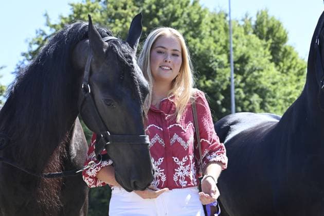 Princess Amalia Attends Opening of 2026 FEI World Championships - Aachen Princess Amalia of the Netherlands attends the opening of the 2026 FEI World Championships at Allianz Park in Aachen, Germany on August 11, 2026. The FEI World Championships is a global equestrian event featuring world titles in dressage, eventing, driving, para-dressage, show jumping, and vaulting, with Aachen hosting the event as a renowned venue for Concours Hippique International Officiel (CHIO). Photo by Patrick van Emst NLBeeld Bruno Press ABACAPRESS.COM Aachen Netherlands  Copyright: xBrunoxPress ABACAx