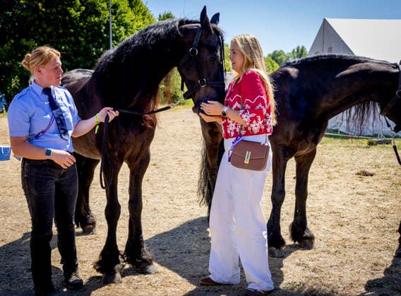 11-08-2026 Germany Princess Amalia attended the opening of the 2026 FEI World Championships in Aachen. The FEI World Championships is a global equestrian event where world titles are contested in dressage, eventing, driving, para-dressage, show jumping, and vaulting, held at Allianz Park. During the opening ceremony, the Royal Stables of Denmark, Great Britain, and the Netherlands presented themselves Â  Copyright: xPPEx