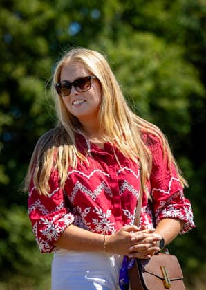 11-08-2026 Germany Princess Amalia attended the opening of the 2026 FEI World Championships in Aachen. The FEI World Championships is a global equestrian event where world titles are contested in dressage, eventing, driving, para-dressage, show jumping, and vaulting, held at Allianz Park. During the opening ceremony, the Royal Stables of Denmark, Great Britain, and the Netherlands presented themselves Â  Copyright: xPPEx
