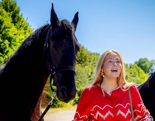 11-08-2026 Germany Princess Amalia attended the opening of the 2026 FEI World Championships in Aachen. The FEI World Championships is a global equestrian event where world titles are contested in dressage, eventing, driving, para-dressage, show jumping, and vaulting, held at Allianz Park. During the opening ceremony, the Royal Stables of Denmark, Great Britain, and the Netherlands presented themselves Â  Copyright: xPPEx