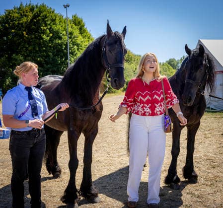 11-08-2026 Germany Princess Amalia attended the opening of the 2026 FEI World Championships in Aachen. The FEI World Championships is a global equestrian event where world titles are contested in dressage, eventing, driving, para-dressage, show jumping, and vaulting, held at Allianz Park. During the opening ceremony, the Royal Stables of Denmark, Great Britain, and the Netherlands presented themselves Â  Copyright: xPPEx