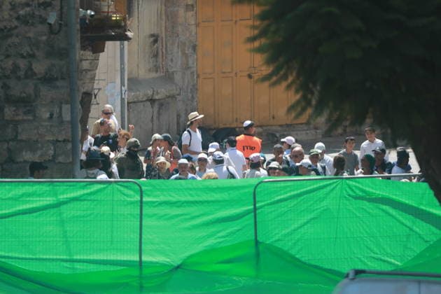 Israeli Forces Restrict Palestinian Movement in Hebron Old City Israeli soldiers deploy in the streets of the Old City of Hebron, in the occupied West Bank, on August 11, 2026, as Israeli forces close several entrances and roads and restrict the movement of Palestinians. The measures coincide with Israeli settlers entering the Old City. Photo by Mamoun Wazwaz apaimages Hebron West Bank Palestinian Territory 110826_Hebron_MW_00(24) Copyright: xapaimagesxMamounxWazwazx xapaimagesx