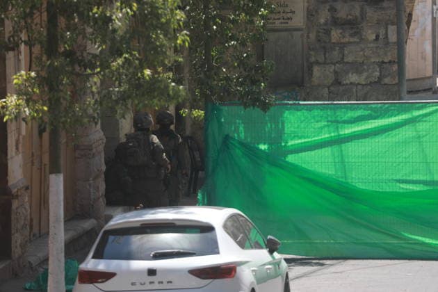 Israeli Forces Restrict Palestinian Movement in Hebron Old City Israeli soldiers deploy in the streets of the Old City of Hebron, in the occupied West Bank, on August 11, 2026, as Israeli forces close several entrances and roads and restrict the movement of Palestinians. The measures coincide with Israeli settlers entering the Old City. Photo by Mamoun Wazwaz apaimages Hebron West Bank Palestinian Territory 110826_Hebron_MW_00(1) Copyright: xapaimagesxMamounxWazwazx xapaimagesx