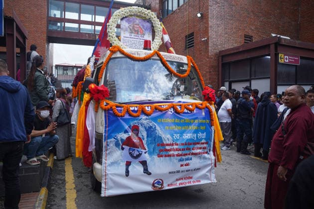 August 11, 2026, Kathmandu, Bagmati, Nepal: The bodies of three Nepali climbers who lost their lives in an avalanche on PakistanÃ¢â‚¬â ¢s Broad Peak were brought to Kathmandu today. The bodies of Kili Pemba Sherpa Ã¢â‚¬oeKilu,Ã¢â‚¬Â Gyalu Sherpa, and Nima Sherpa, who died in the avalanche, were brought to Kathmandu today. Kathmandu Nepal - ZUMAa308 20260811_znp_a308_002 Copyright: xChandraxBahadurxAlex