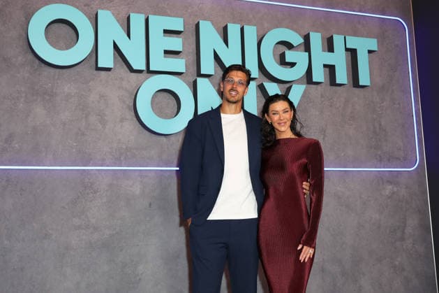 August 11, 2026: BENJAMIN SIEGRIST and BRITTANY HOCKLY attends the Australian Premiere of One Night Only at Hoyts Entertainment Quarter on August 11, 2026 in Sydney, Australia  - ZUMAa155 20260811_aaa_a155_022 Copyright: xChristopherxKhouryx
