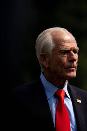 Peter Navarro Speaks To Members Of The Media - DC WASHINGTON, DC - AUGUST 11: Senior Counselor to the President for Trade and Manufacturing Peter Navarro speaks to members of the media at the White House, Tuesday, August 11, 2026, in Washington. Photo by Allison Robbert Pool ABACAPRESS.COM United States  Copyright: xPool ABACAx