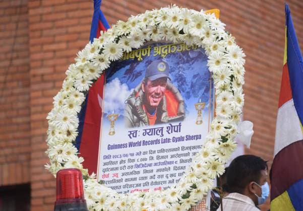 August 11, 2026, Kathmandu, Nepal: KATHMANDU, NEPAL Ã¢â‚¬ AUGUST 11, 2026: Relatives mourn at Tribhuvan International Airport as the remains of Nepali mountaineers Kilu Pemba Sherpa, Nima Sherpa and Gyalu Sherpa arrive in Kathmandu after being repatriated from Pakistan following the Broad Peak avalanche tragedy. The three climbers were among 10 members of an international expedition killed by an avalanche while ascending toward Camp 3 on Broad Peak, an 8,047-meter mountain in Pakistan s Karakoram Range. The tragedy also claimed the lives of renowned British-Nepali mountaineer Nirmal Nims Purja and climbers from China, Oman, the United States and Pakistan. Kathmandu Nepal  - ZUMAq101 20260811_zna_q101_100 Copyright: xSafalxPrakashxShresthax