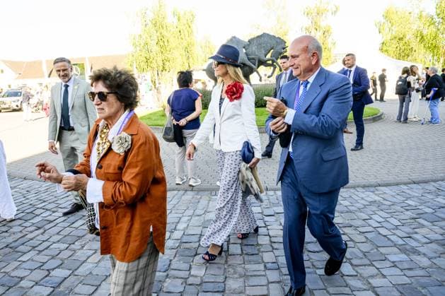 Aken, The Netherlands, 2026-08-11 18:02:18 AACHEN, 11-08-2026, Allianz Park Princess of Orange Princess Amalia attends the opening of the 2026 FEI World Championships in Aachen. The FEI World Championships is a large-scale global equestrian event where world titles are contested in all six equestrian disciplines: dressage, eventing, driving, para-dressage, show jumping, and vaulting. This year, the event is being organized in Aachen, which, like Rotterdam, is known for its Concours Hippique International Officiel (CHIO), and takes place at Allianz Park. PHOTO: NLBeeld Patrick van Emst In the photo: Princess Elena of Spain Credit: NL Beeld Patrick van Emst  Copyright: xx x