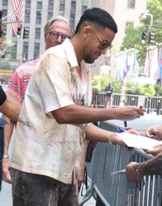 NEW YORK, NY- AUGUST 11:. Romeo Santos seen at NBC s Today in New York City on August 11, 2026. Copyright: xRWx