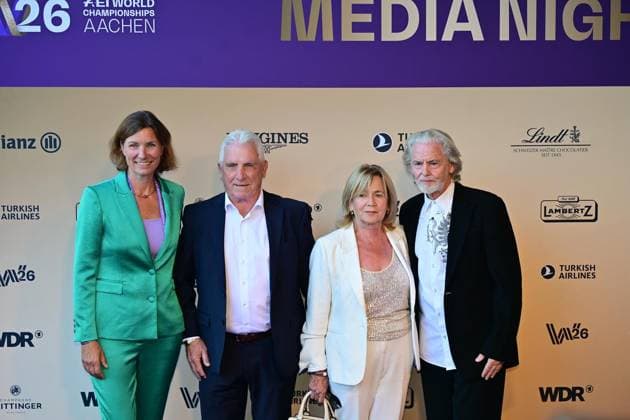 Media Night der Reit -Weltmeisterschaft in Aachen ** NUR FÜR REDAKTIONELLE ZWECKE ** EDITORIAL USE ONLY **<p>Mit der Medianight und ihren prominenten Gästen wird am Dienstag,11.August.2026, auf dem Gelände des CHIO Achen die AEI World Championships eröffnet. Deutschland NRW Aachen Copyright: KaixKitschenberg *** Media Night at the World Equestrian Games in Aachen ** FOR EDITORIAL USE ONLY ** EDITORIAL USE ONLY ** p The AEI World Championships will kick off on Tuesday, August 11, 2026, at the CHIO Aachen grounds with the Media Night and its celebrity guests. Germany, North Rhine-Westphalia, Aachen. Copyright KaixKitschenberg Copyright: KaixKitschenberg doc8746iuy2e1e2b5wncwi ,EDITORIAL USE ONLY