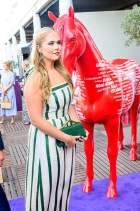 Princess Amalia Attends Opening Of 2026 FEI World Championships In Aachen, Germany - 11 Aug 2026 Princess Amalia during the opening of the 2026 FEI World Championships in Aachen. The FEI World Championships is a global equestrian event where world titles are contested in dressage, eventing, driving, para-dressage, show jumping, and vaulting, held at Allianz Park. Aachen Germany  Copyright: xDPPA EMx
