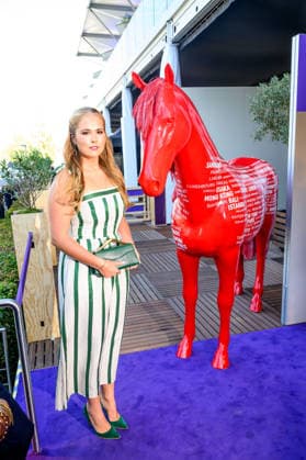 Princess Amalia Attends Opening Of 2026 FEI World Championships In Aachen, Germany - 11 Aug 2026 Princess Amalia during the opening of the 2026 FEI World Championships in Aachen. The FEI World Championships is a global equestrian event where world titles are contested in dressage, eventing, driving, para-dressage, show jumping, and vaulting, held at Allianz Park. Aachen Germany  Copyright: xDPPA EMx