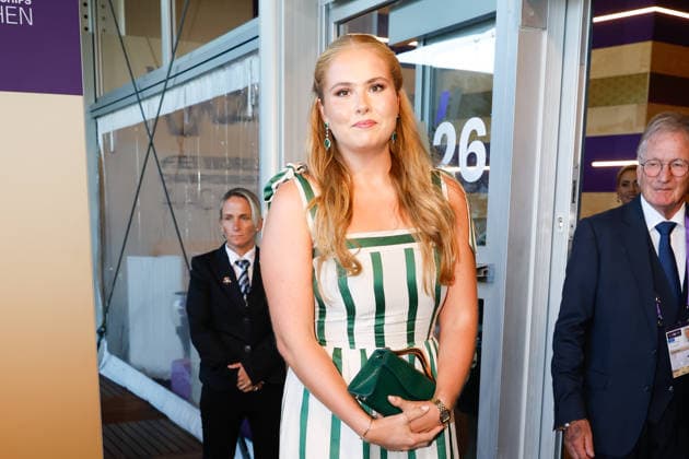 Princess Amalia Attends Opening Of 2026 FEI World Championships In Aachen, Germany - 11 Aug 2026 Princess Amalia during the opening of the 2026 FEI World Championships in Aachen. The FEI World Championships is a global equestrian event where world titles are contested in dressage, eventing, driving, para-dressage, show jumping, and vaulting, held at Allianz Park. Aachen Germany  Copyright: xDPPA EMx