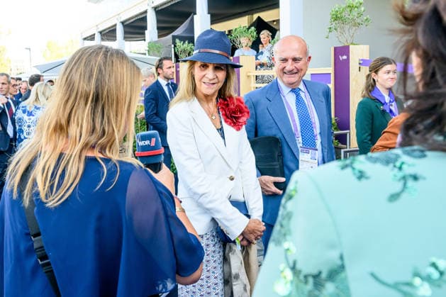 Princess Amalia Attends Opening Of 2026 FEI World Championships In Aachen, Germany - 11 Aug 2026 Princess Elena from Spain during the opening of the 2026 FEI World Championships in Aachen. The FEI World Championships is a global equestrian event where world titles are contested in dressage, eventing, driving, para-dressage, show jumping, and vaulting, held at Allianz Park. Aachen Germany  Copyright: xDPPA EMx