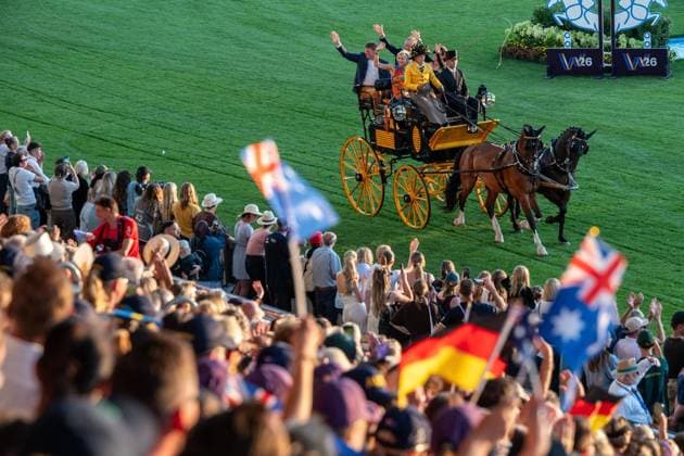 Eröffnung FEI World Championship 2026 in Aachen ** NUR FÜR REDAKTIONELLE ZWECKE ** EDITORIAL USE ONLY **<p>Eröffnung FEI World Championship 2026 in Aachen am Dienstag 11. August 2026.< p> <p> Deutschland NRW Copyright: KaixKitschenberg *** Opening of the 2026 FEI World Championships in Aachen ** FOR EDITORIAL USE ONLY ** EDITORIAL USE ONLY ** p Opening of the 2026 FEI World Championships in Aachen on Tuesday, August 11, 2026 p p Germany, North Rhine-Westphalia Copyright KaixKitschenberg Copyright: KaixKitschenberg doc8747q6lv95gsq51991i ,EDITORIAL USE ONLY